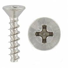 Саморез для пластика, потайная головка, тупой конец, крестообразный шлиц (Ph), полная резьба ART 9090 Саморез для пластика, потайная головка, тупой конец, крестообразный шлиц (Ph), полная резьба ART 9090